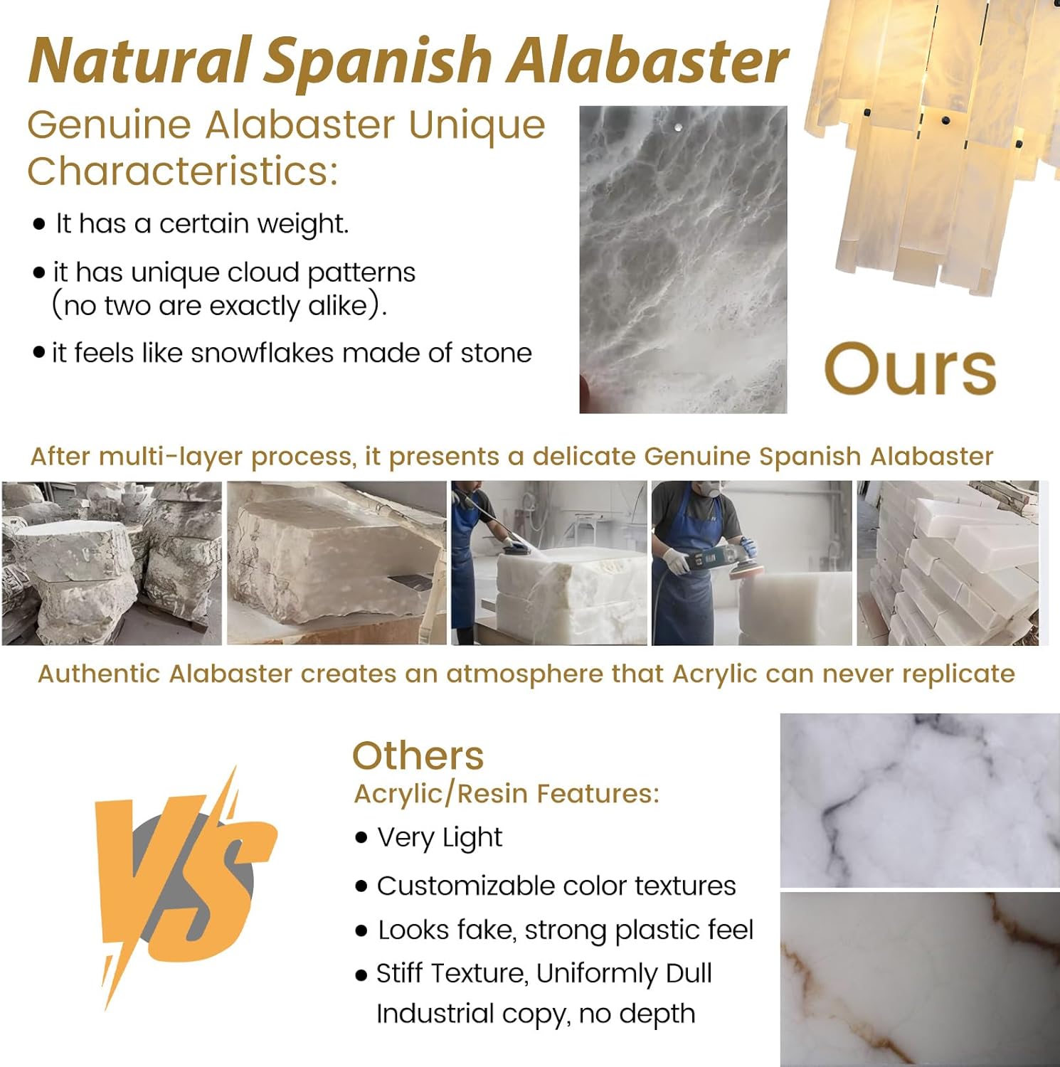 Alabaster Chandelier,13" Matte Black Natural Spanish Alabaster Pendant Light,2-Tier Round Marble Chandeliers Modern Small Chandelier for Kitchen Island,Dining Room,Foyer,Bedroom,E12 Bulbs