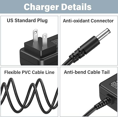 Miniatura 5 de Cargador de arranque de 12 V para EverStart Maxx Car Camo Jump Starter, adaptador de CA para Ever Start Max J7CCE J7CE 800A 800 Amp Car Camo Starter
