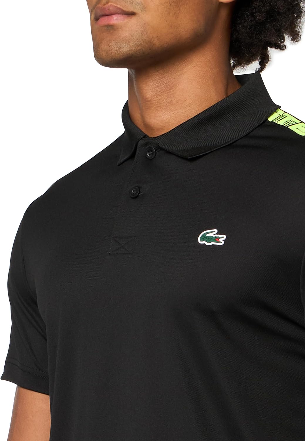 Lacoste Men's Ultra-Dry Branded Stripe Tennis Polo - Image 4