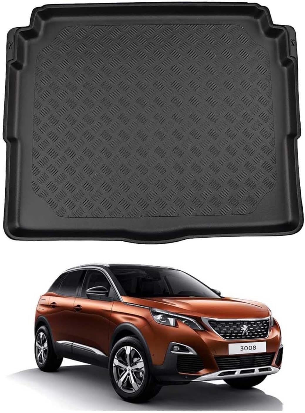 NOMAD Boot Liner for Peugeot 3008 2017+ Recyclable NonToxic Plastic