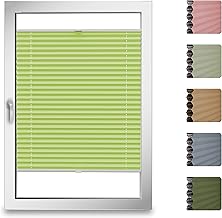 Honeycomb Double Pleated Blind, Made to Measure, for Drilling, Thermal, Opaque, for Windows and Doors, Blackout, for Glass Strip, Folding Blind, 16 Colours, Height 131–230 cm