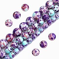 Vista 8 de Cuentas de piedra natural de 6 mm de lava negra pulidas y redondas, cuentas lisas de piedra preciosa para hacer joyas 15 pulgadas (lava negra, 6 mm)