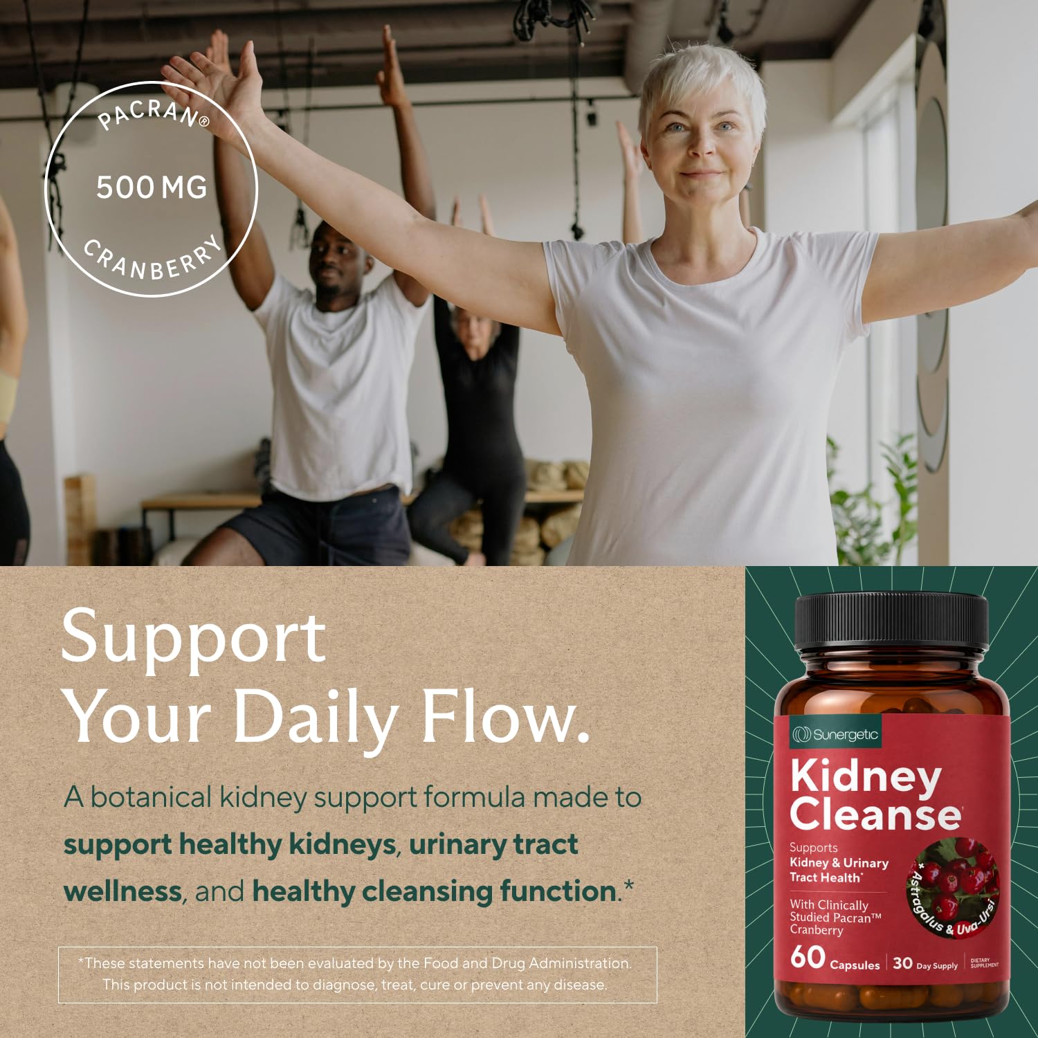 Kidney Cleanse & Detox Support with Cranberry, 60 Vegetarian Capsules — Amazon image 5