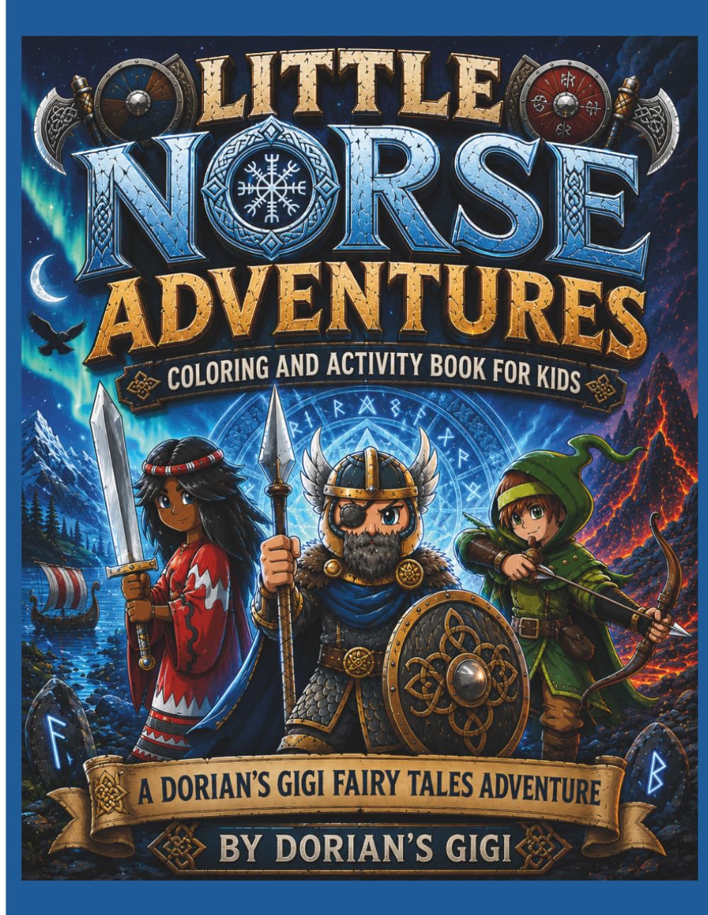 LITTLE NORSE ADVENTURES: COLORING AND ACTIVITY BOOK FOR KIDS (A DORIAN'S GIGI FAIRY TALES ADVENTURE)