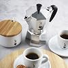 Bialetti Moka Express Espresso Coffee Pot, 1 Person, 50 ml Volume, Silver [Energy Class A]
