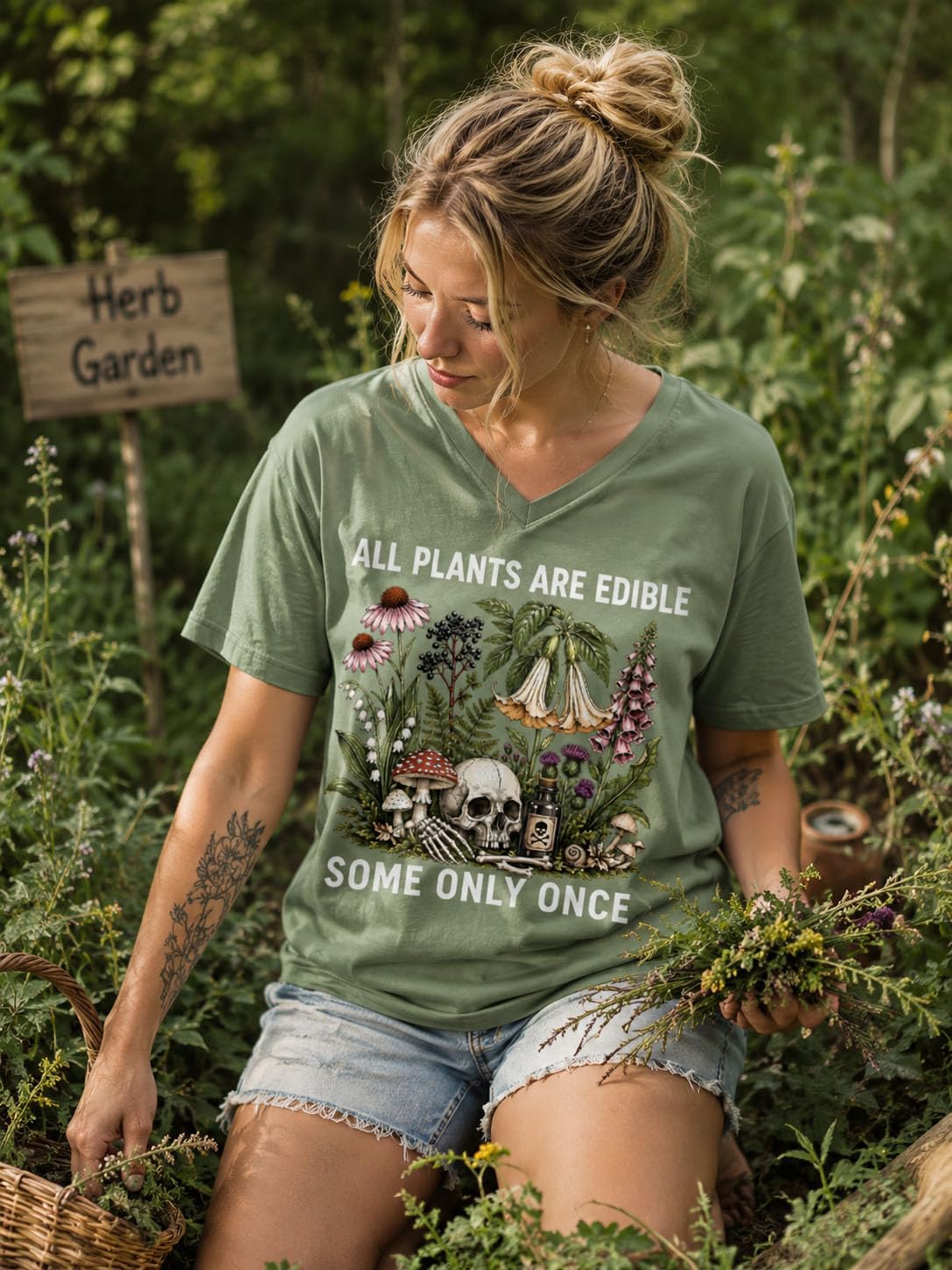 All Plants are Edible Some Only Once Shirt All Plants are Edible T Shirt Plant Tshirt for Women Men