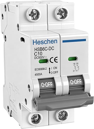 Heschen DC Miniatur-Leistungsschutzschalter 32A 500V für Photovoltaik