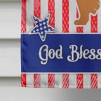 Vista 958 de Caroline's Treasures BB4243GF Bandera de jardín con texto en inglés «Merry Christmas» con texto en inglés «Merry Christmas», bandera decorativa