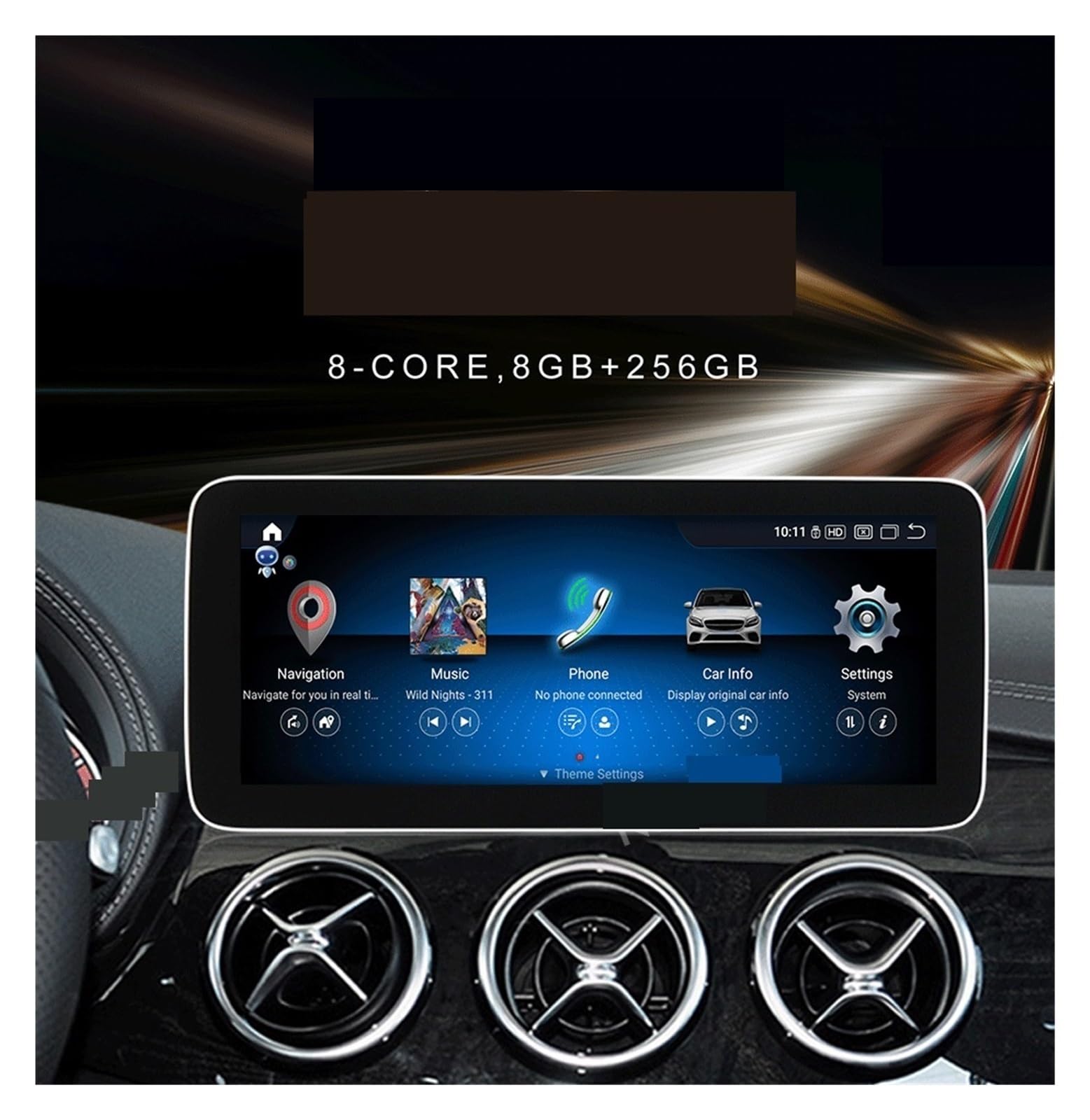 Lettore Multimediale Di Navigazione GPS For Autoradio Chiaro E Responsive(10.25 8 256G NTG4.0)