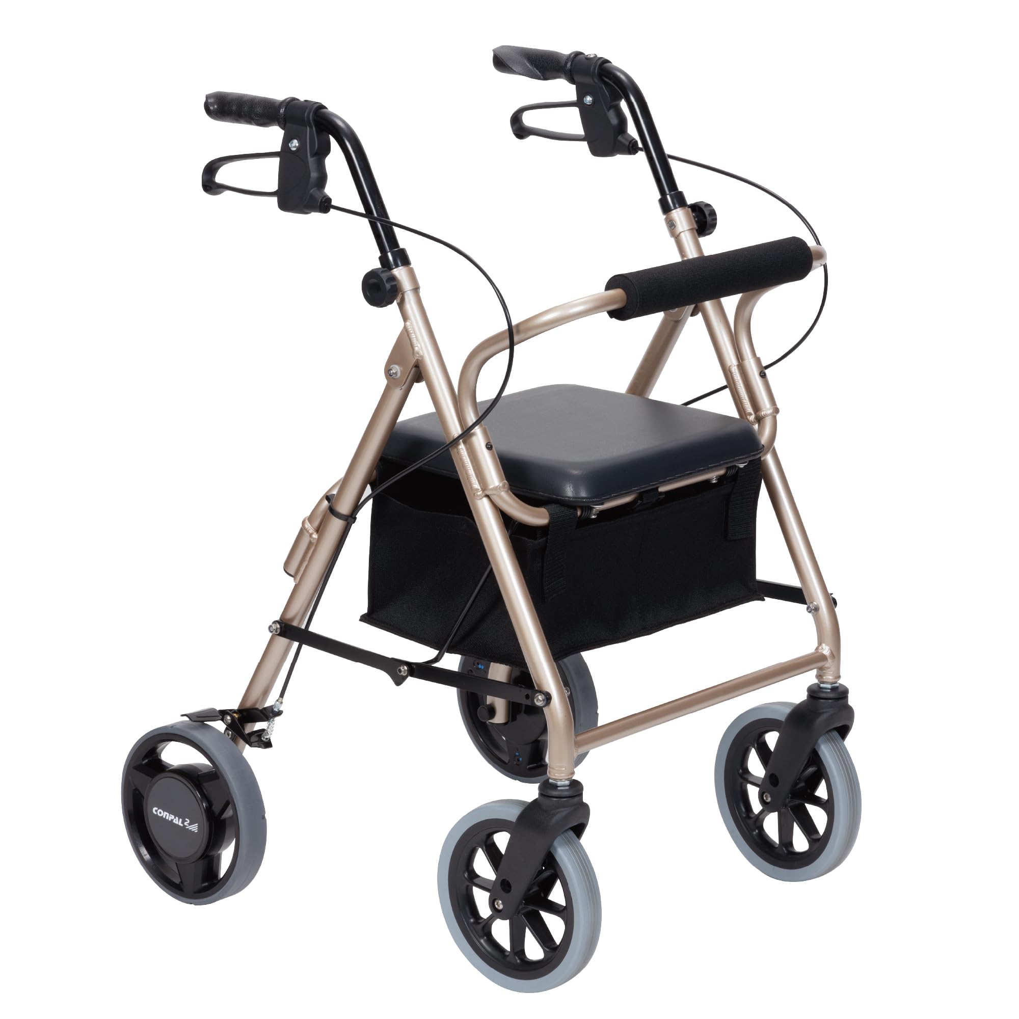 Amazon | 竹虎 【歩行車】 ハッピーIII抑速ブレーキ2 カシミヤベージュ 
