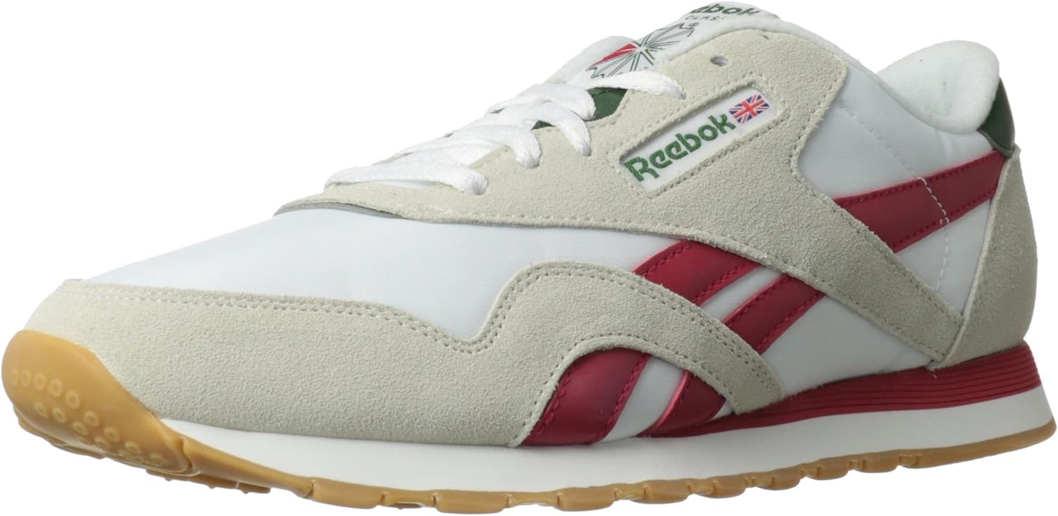 Reebok classic nylon r13 red green & brass Clearance