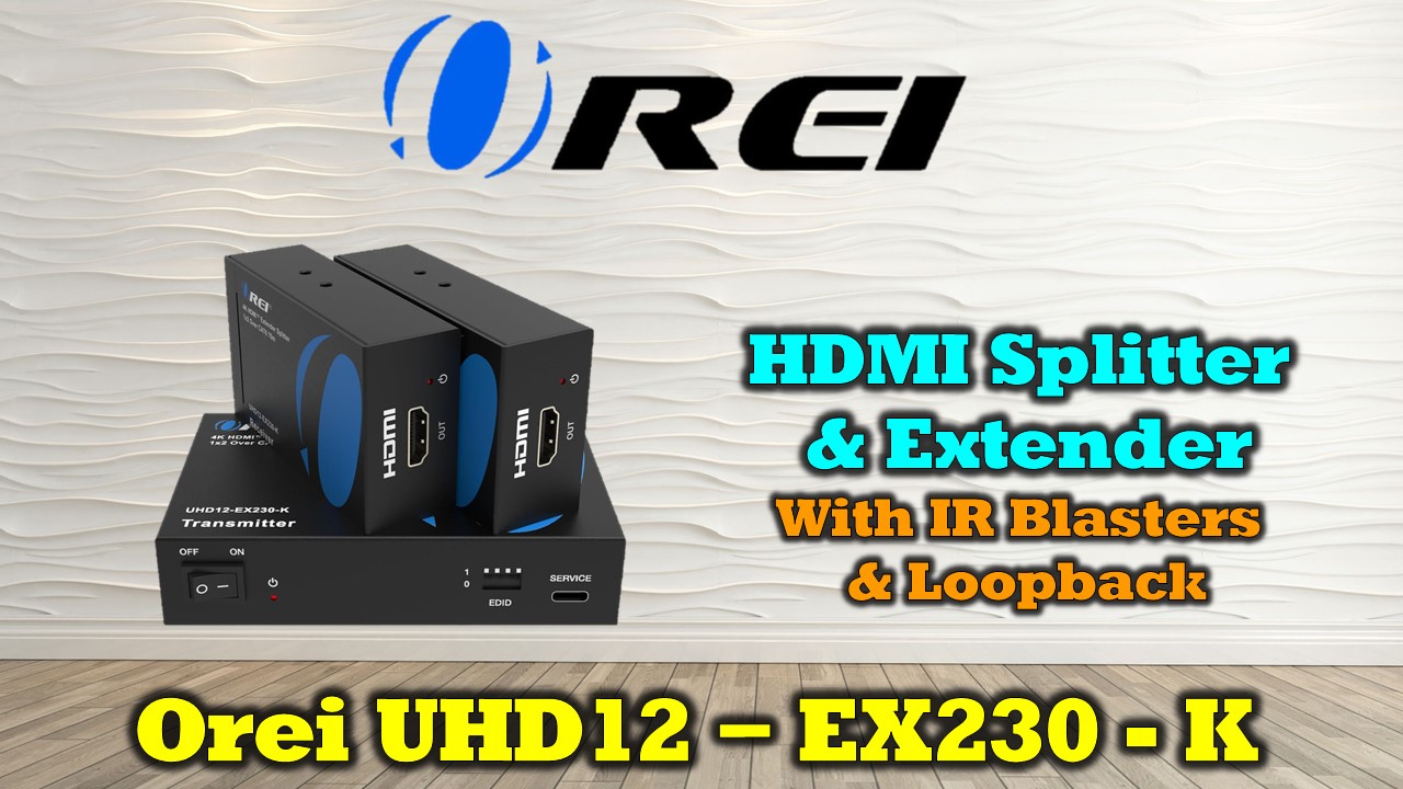 Amazon.com: OREI HDMI 1×2 Splitter & Extender Over Ethernet – 4K