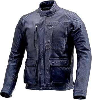 【極美品】デイトナ　レザージャケット　ネイビー　Lサイズ　バイクジャケット Amazon | デイトナ(Daytona) バイク用 レザー ジャケット Lサイズ