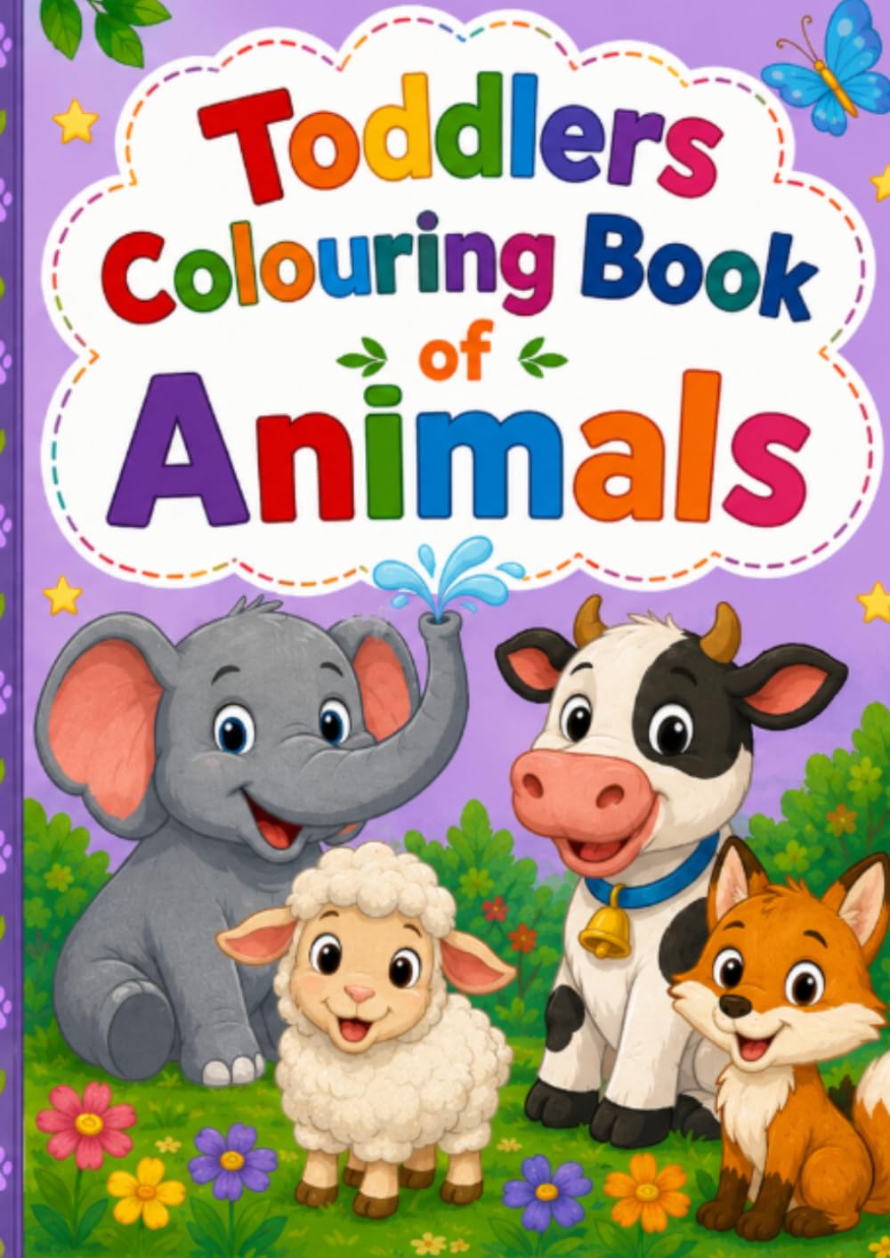 Toddlers Animals Colouring Book