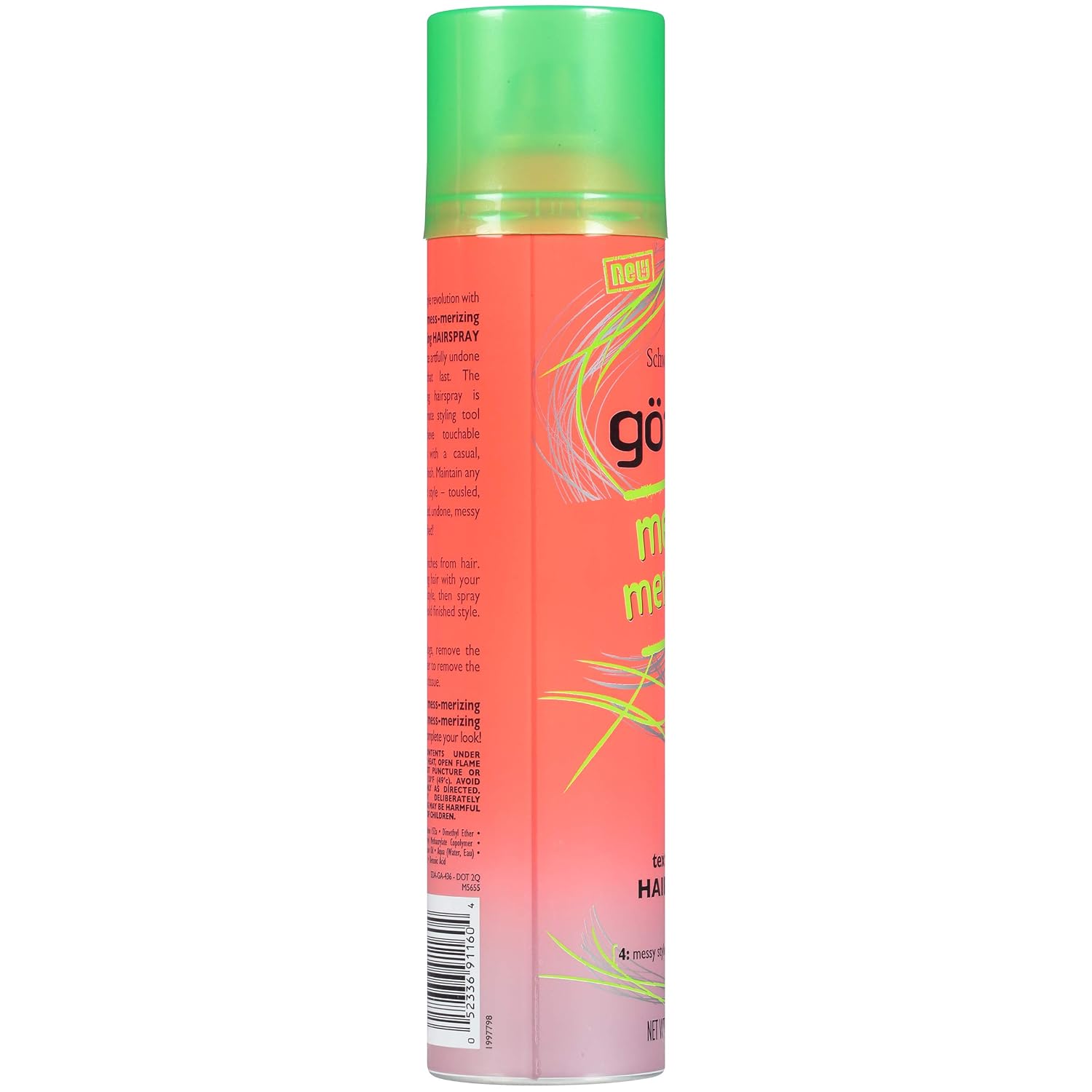 Got2b Mess-Merizing Aerosol Hair Spray, 9.1 Ounce (Pack of 6)