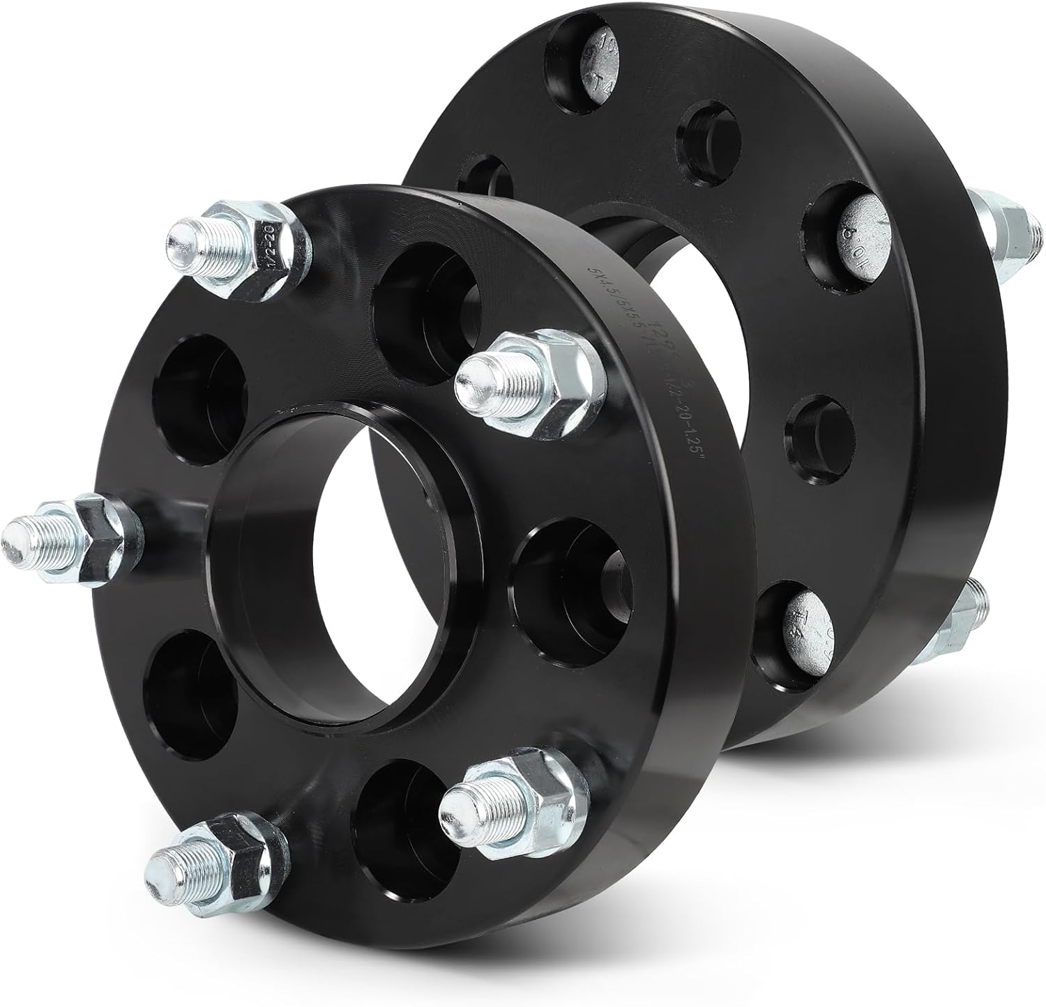 SCITOO 2Pcs Wheel Adapters 1.25" 5x4.5 to 5x5.5 Bore 71.5mm Studs 1/2 5Lug Wheel Spacers Adapters Fit for for Ford Explorer for Ford for Mustang for Ford Explorer Sport Explorer Sport Trac for F-150