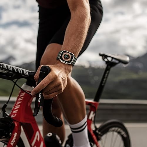 Miniatura 6 de Suitisbest Correa deportiva compatible con Apple Watch Ultra Band de 1.929 in, 1.772 in, 1.732 in, 1.654 in, para hombres, correa deportiva de