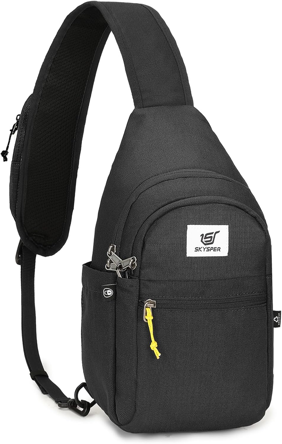 SKYSPER Sling Bag RFID Anti-Theft Crossbody Bag Recycled Travel Cross Body Bag Shoulder Sling Daypack