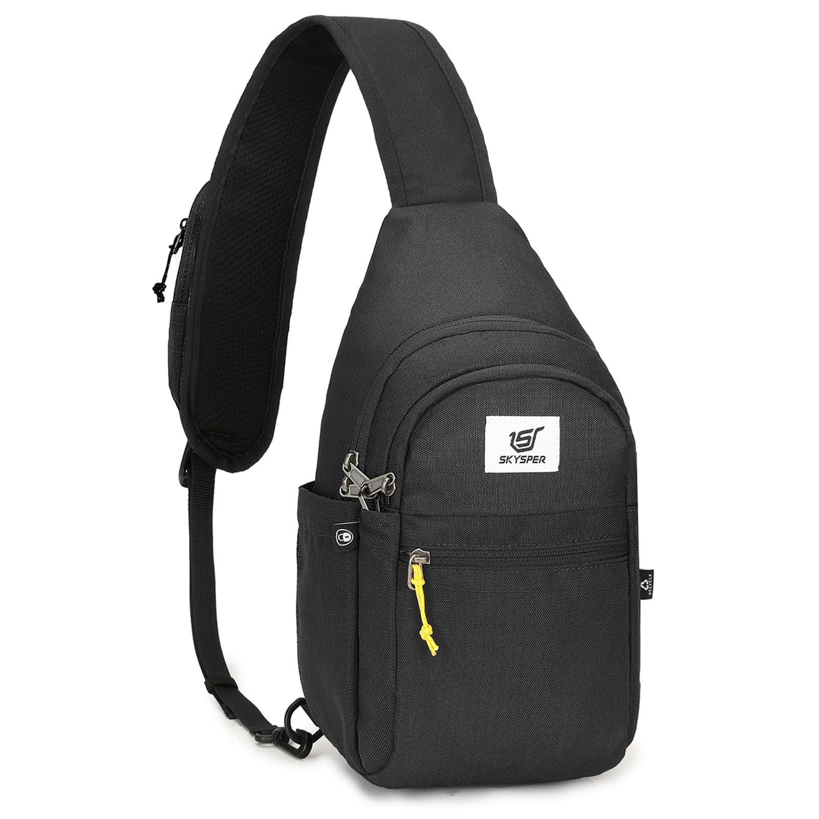 SKYSPER Brusttasche Herren Klein Sling Bag Leicht Schultertasche Crossbody Umhängetasche für Männer Damen Reisen Wandern Outdoor