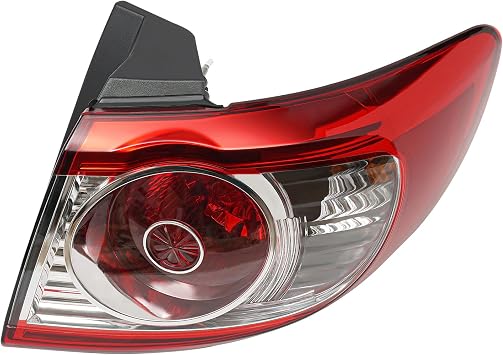 2010 2011 2012Hyundai Santa Fe Taillight Assembly Right Passenger Side Rear Tail Light set Halogen Break Lamp Replacement OEM 924010W500, 924020W500 Right Passenger Tail Light