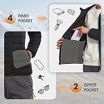 Women's Lightweight Packable Puffer Jacket Quilted Insulated Warm Winter Coat Full-Zip Hooded Outerwear for Hiking Travel
