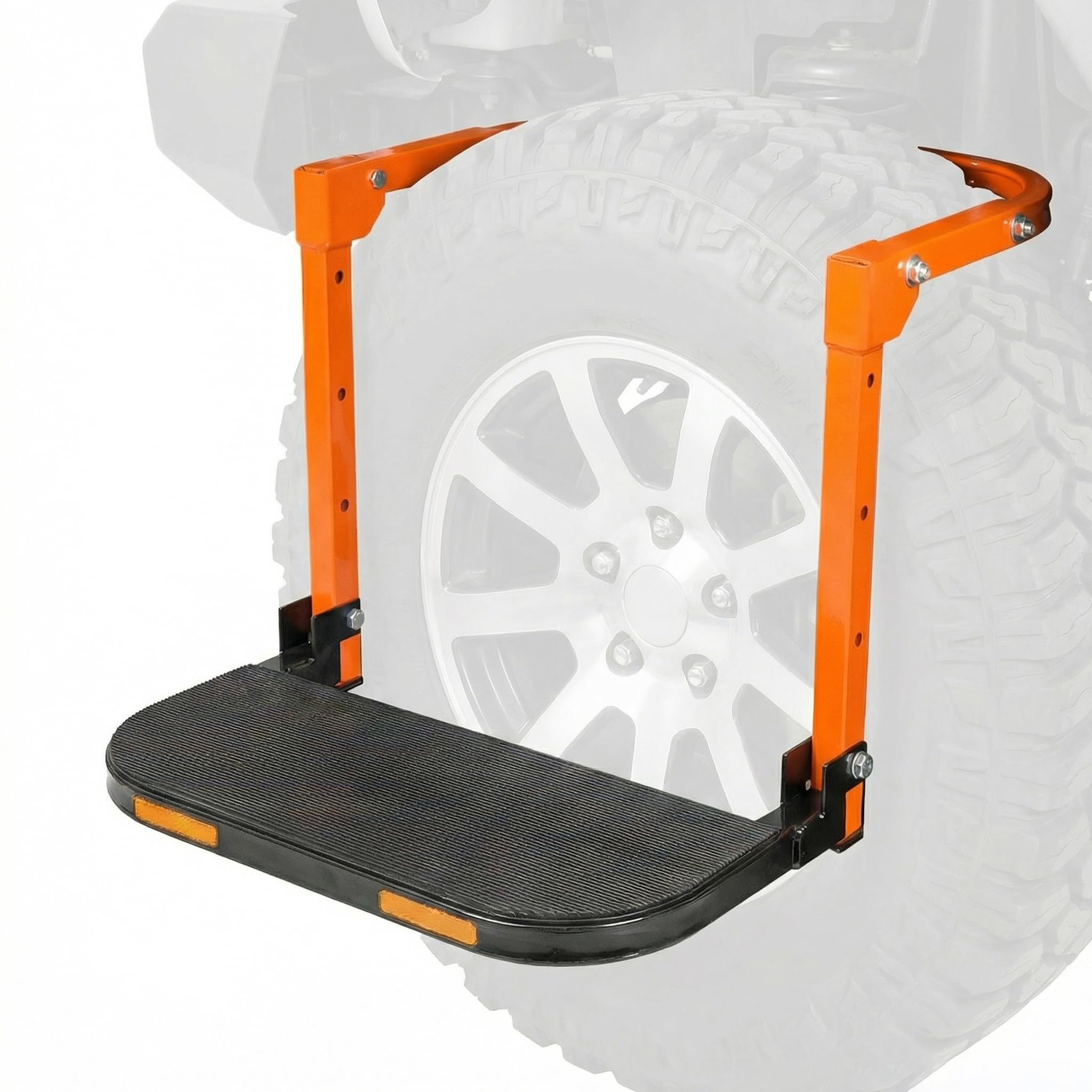 Photo 1 of Csttler Tire Step for SUV and RV Adjustable Tire Mounted Step Fit Most Tire from 10” to 14”, Rated up to 330 Lbs, Raised Texture Non-Slip Design
