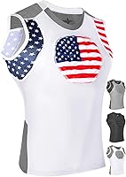 Vista 9 de Exxact Sports Protector de pecho de béisbol y sóftbol juvenil, protector de esternón acolchado para niñas