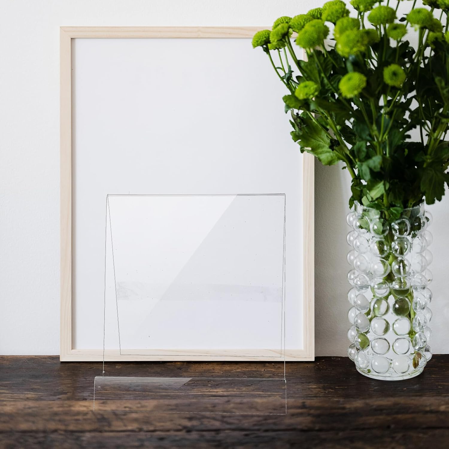 Gatuida Acrylic Scarf Display Stand and Scarf Organizer for Women, Single-Piece Hair Accessories Holder for Closet Storage and Shop Display