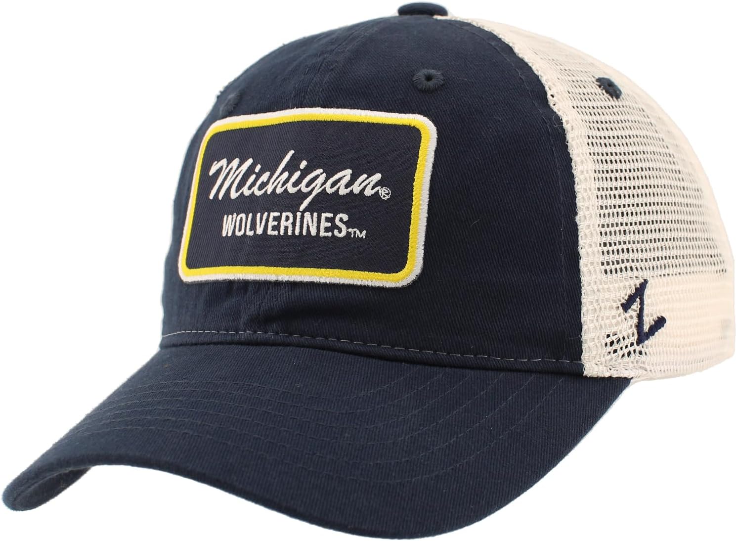 ZHATS NCAA Officially Licensed Hat University Patch Brick Team Color Stone