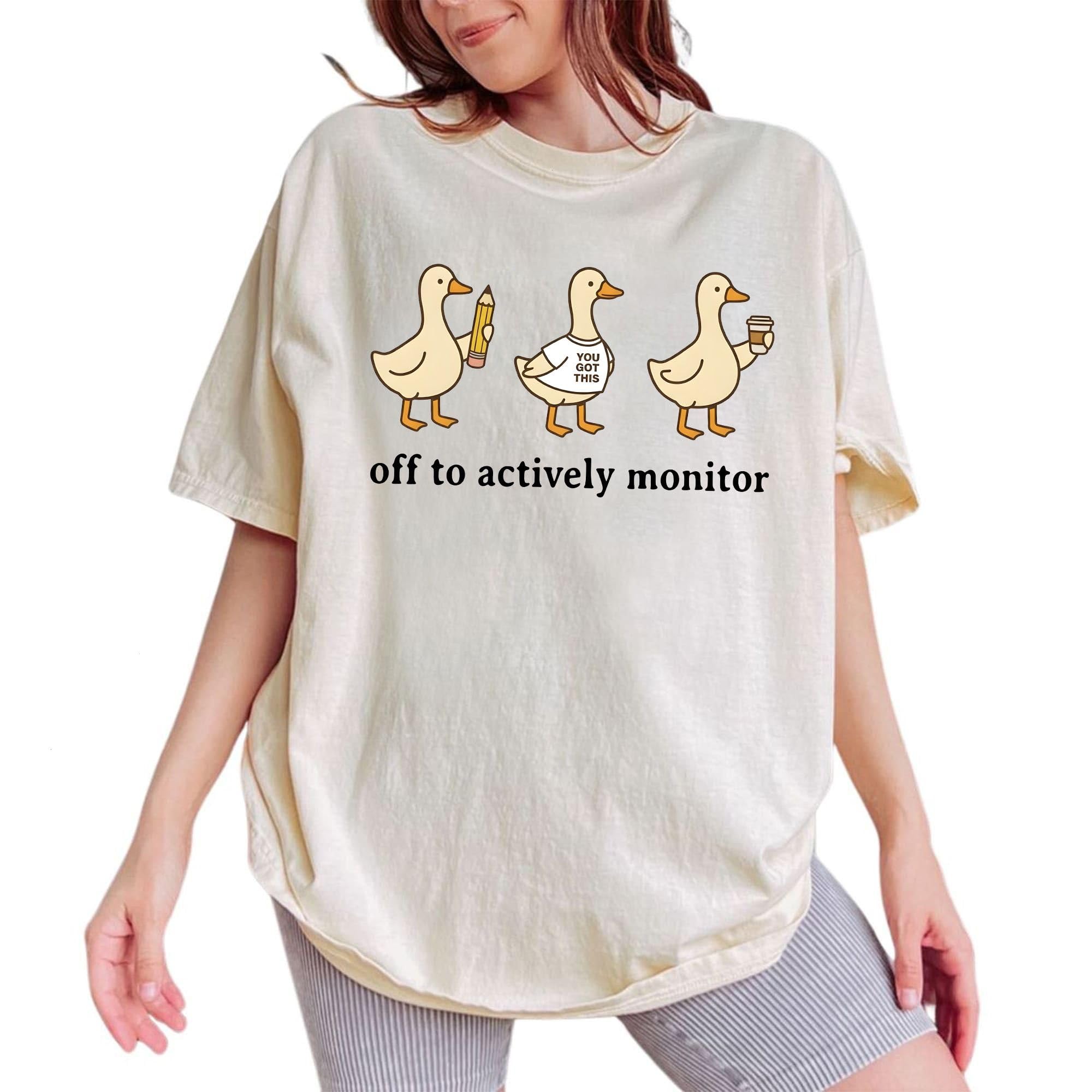 Teacher Testing Day Goose Shirt Comf &hellip;