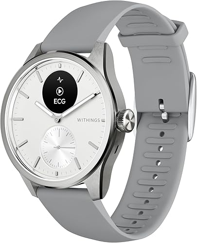 Miniatura 17 de Withings ScanWatch 2 - Reloj inteligente híbrido, monitoreo de frecuencia cardíaca, rastreador de fitness, seguimiento de ciclo, monitoreo del Oro