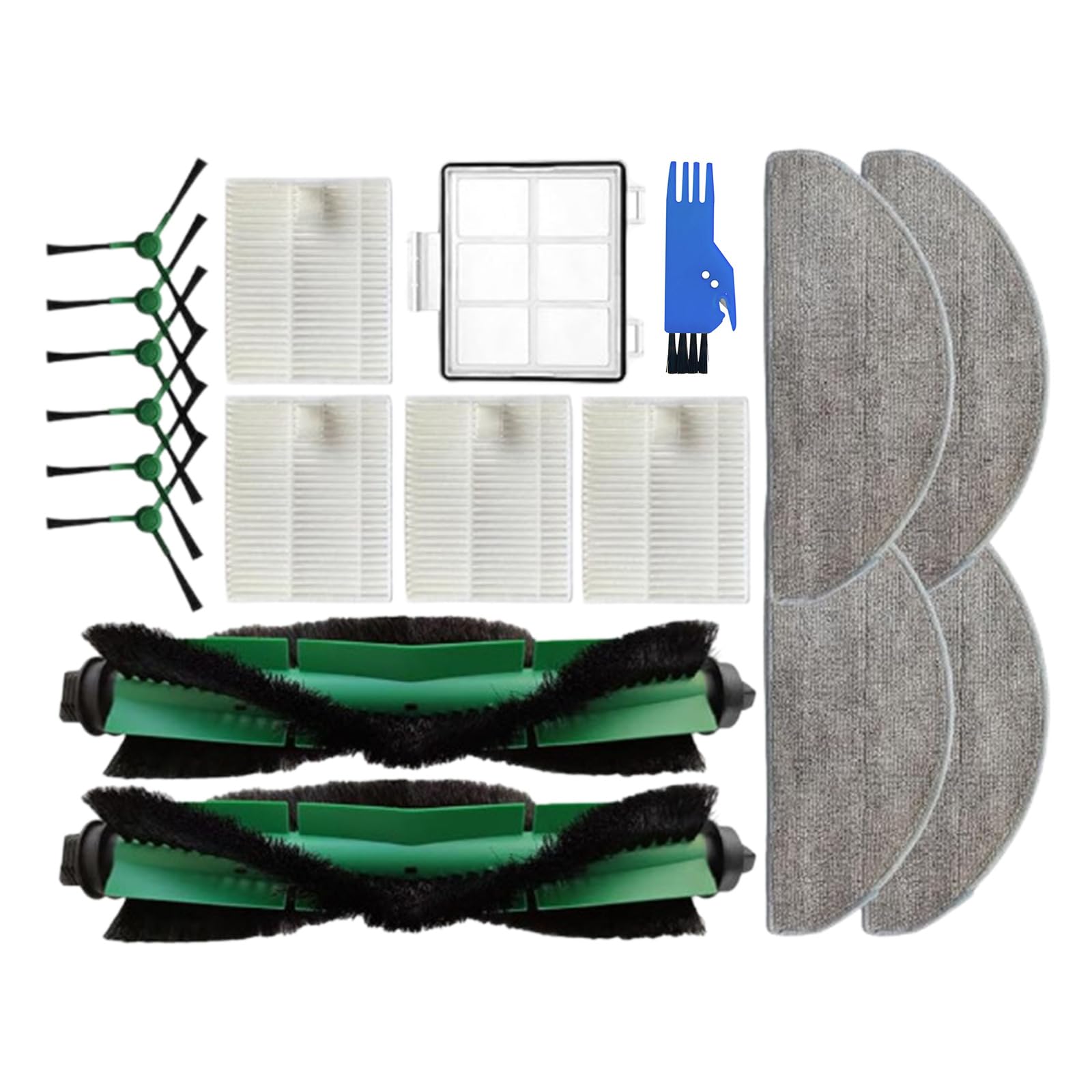 SHINLHUA Value Pack Robot Vacuum Side Brushes Design Extending Appliance High Efficiency Part Easy Replacement Set