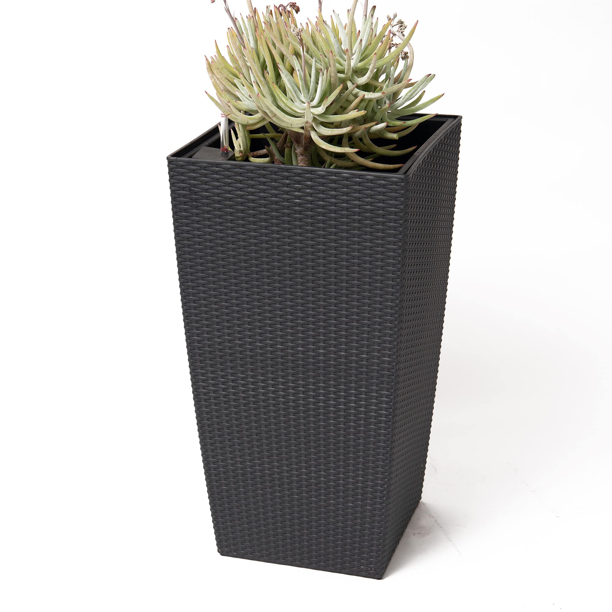 XBrand Tall Self Watering Patio Planter Pot