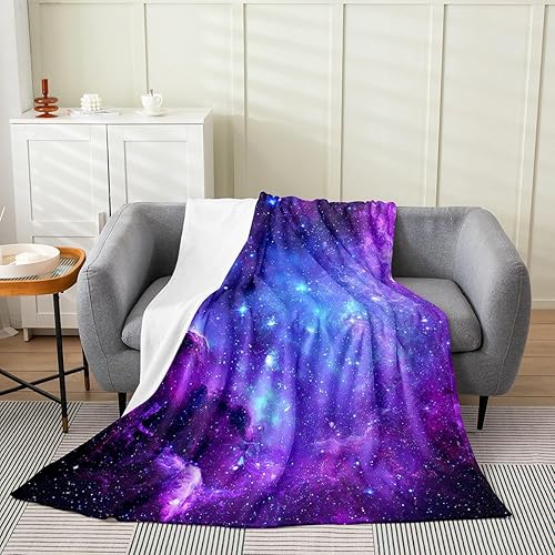 Miniatura 25 de Feelyou Manta de felpa con estampado de purpurina plateada (sin purpurina), decoraciones de fiesta, manta de franela de vellón gris para diamantes