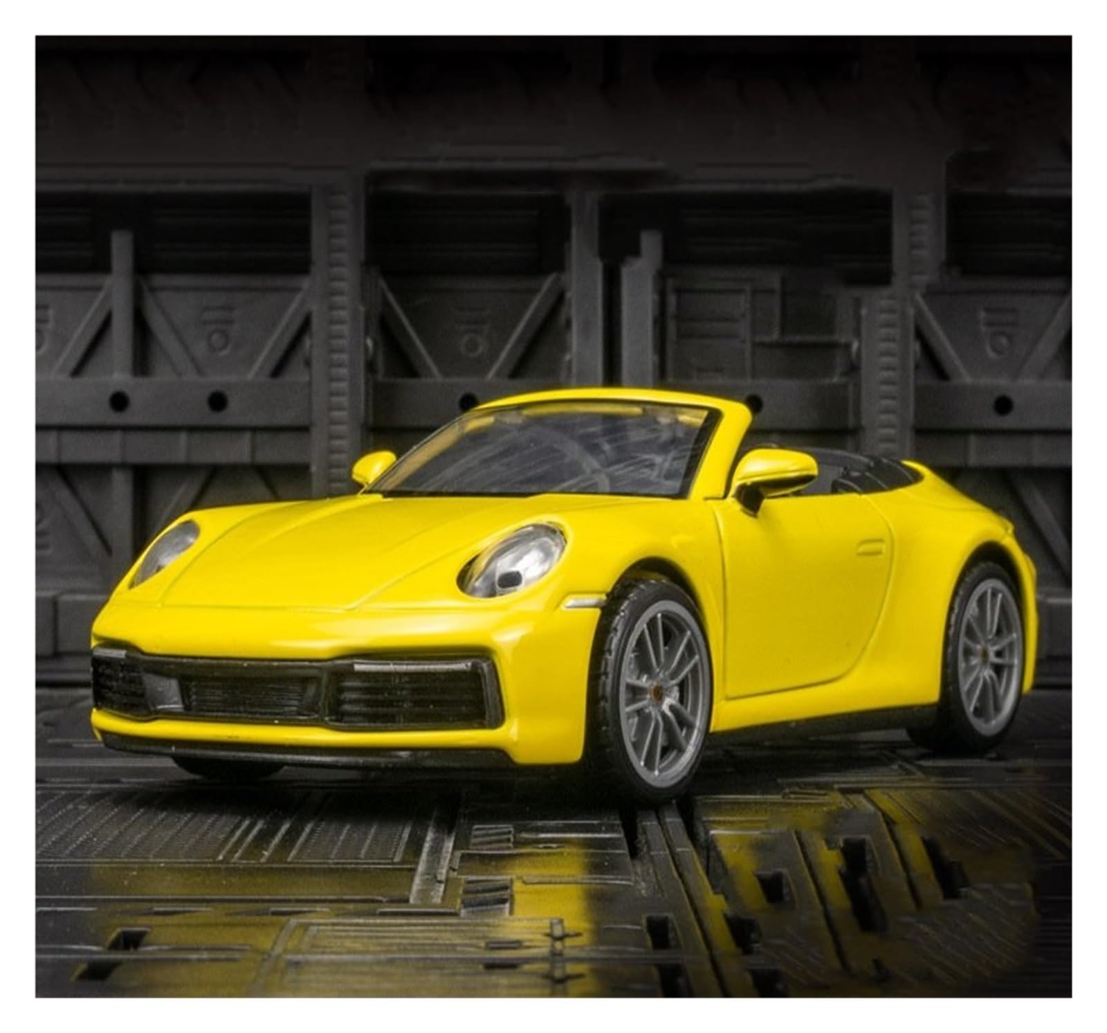 UIFCOG Die Cast Collectible Car Model 1:32 For 911 Alloy Die Casting Model Car Ornaments(Yellow)