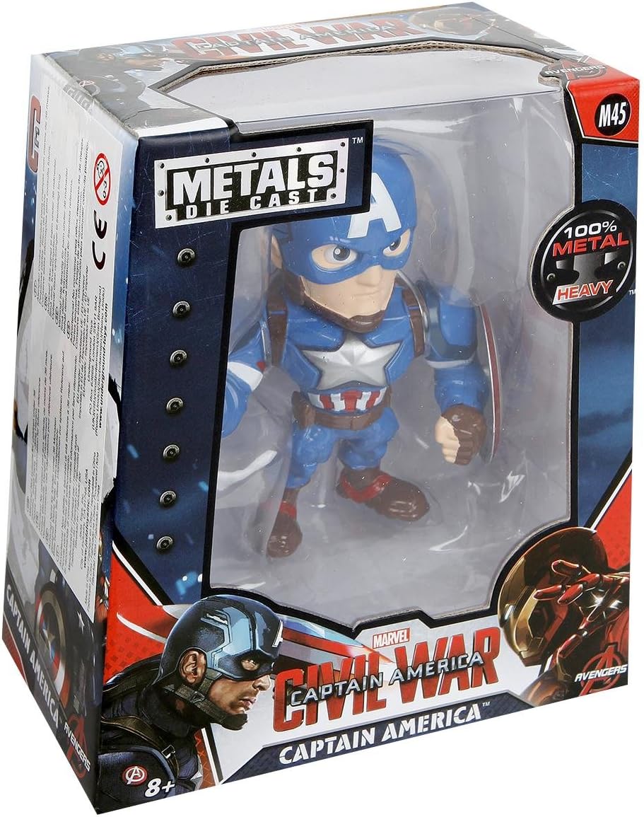 Metals Marvel 4 inch Movie Figure - Captain America (M45)