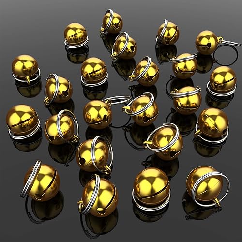 Miniatura 7 de 24 juegos de campanas de gato para gato y perro collar colgante Pet Bell Pet colgante accesorios (color mezclado)