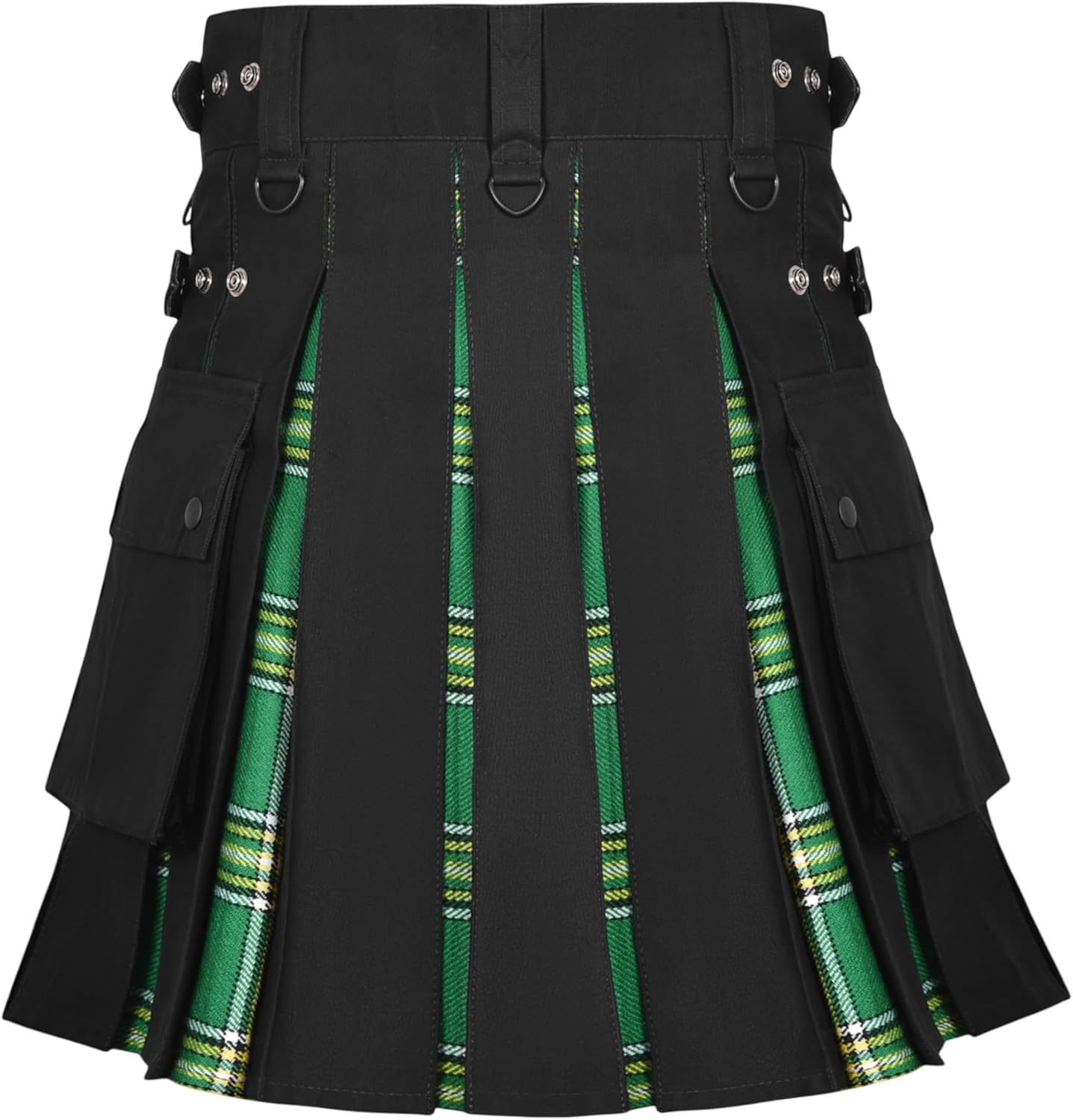 Hybrid Kilt for Women - Stylish Women's Kilt with Adjustable Closure- Acrylic Fabric Tartan Skirt for Comfort and Durability