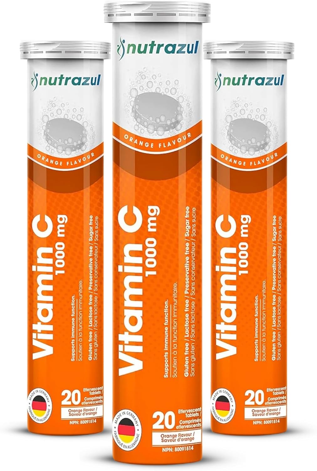 nutrazul Vitamin C 1000mg Effervescent Tablets,...