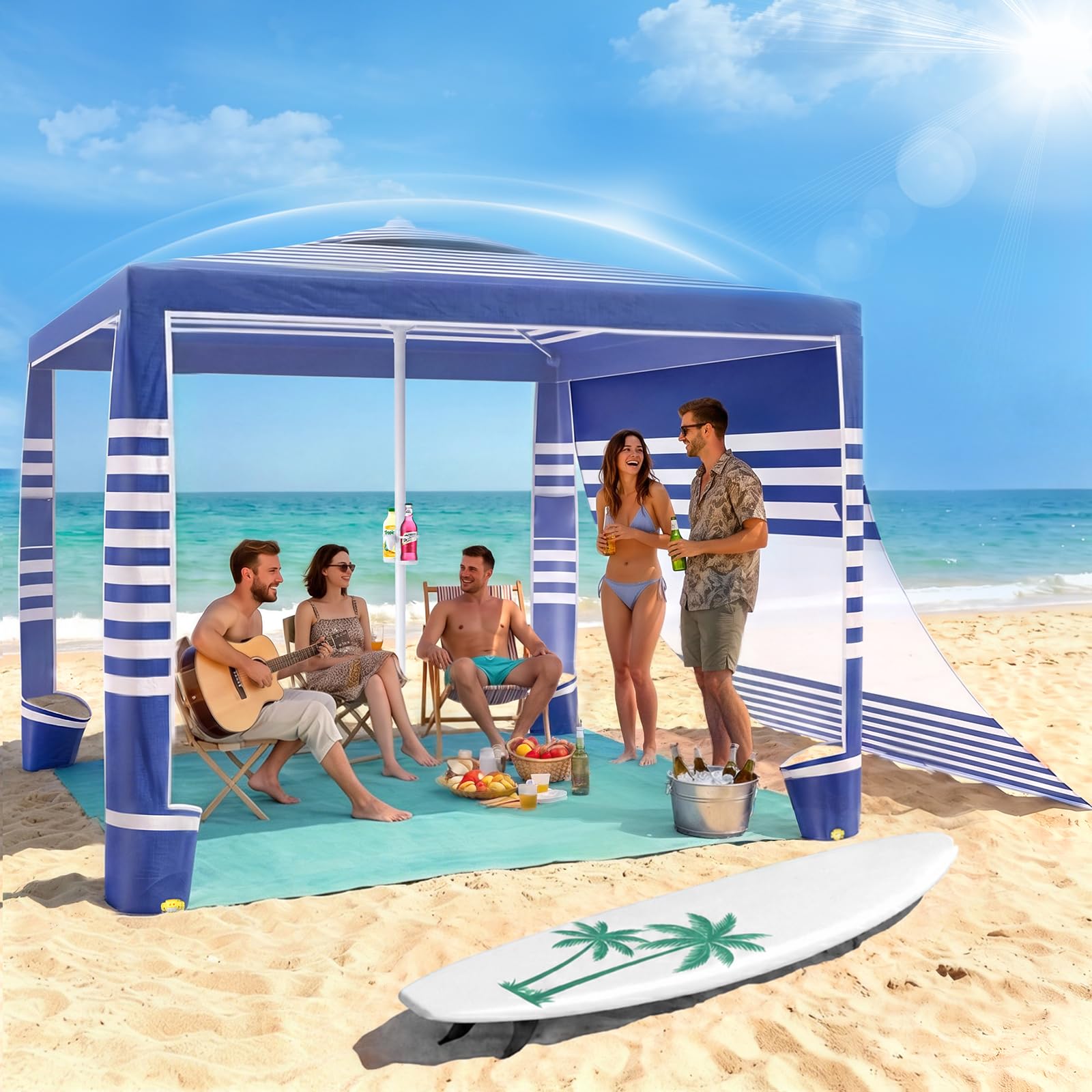 VACCOME 8x8 Beach Cabana
