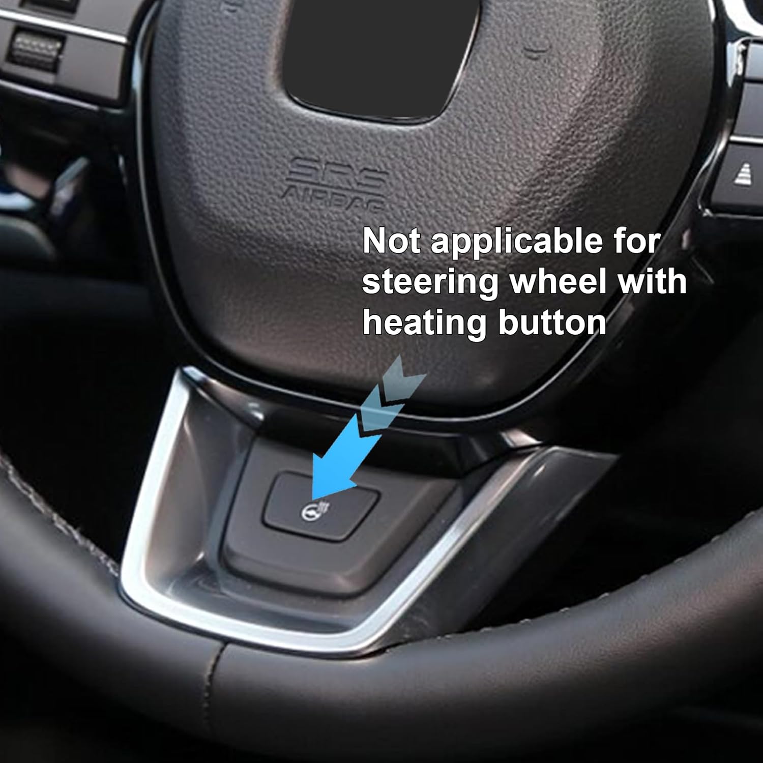 for Honda 11th Gen Civic 2022 2023 2024 2025 2026 for Honda Accord CRV CR-V HRV HR-V 2023 2024 2025 2026 Car Interior Steering Wheel Cover Trim Frame Accessories (Carbon Fiber)
