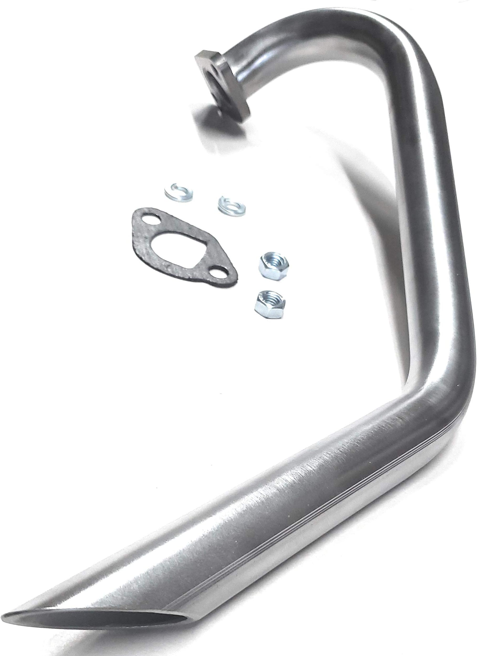 ARSPORT Exhaust Header for: Coleman Powersports CT200U 196cc/6.5HP Gas mini Bike.