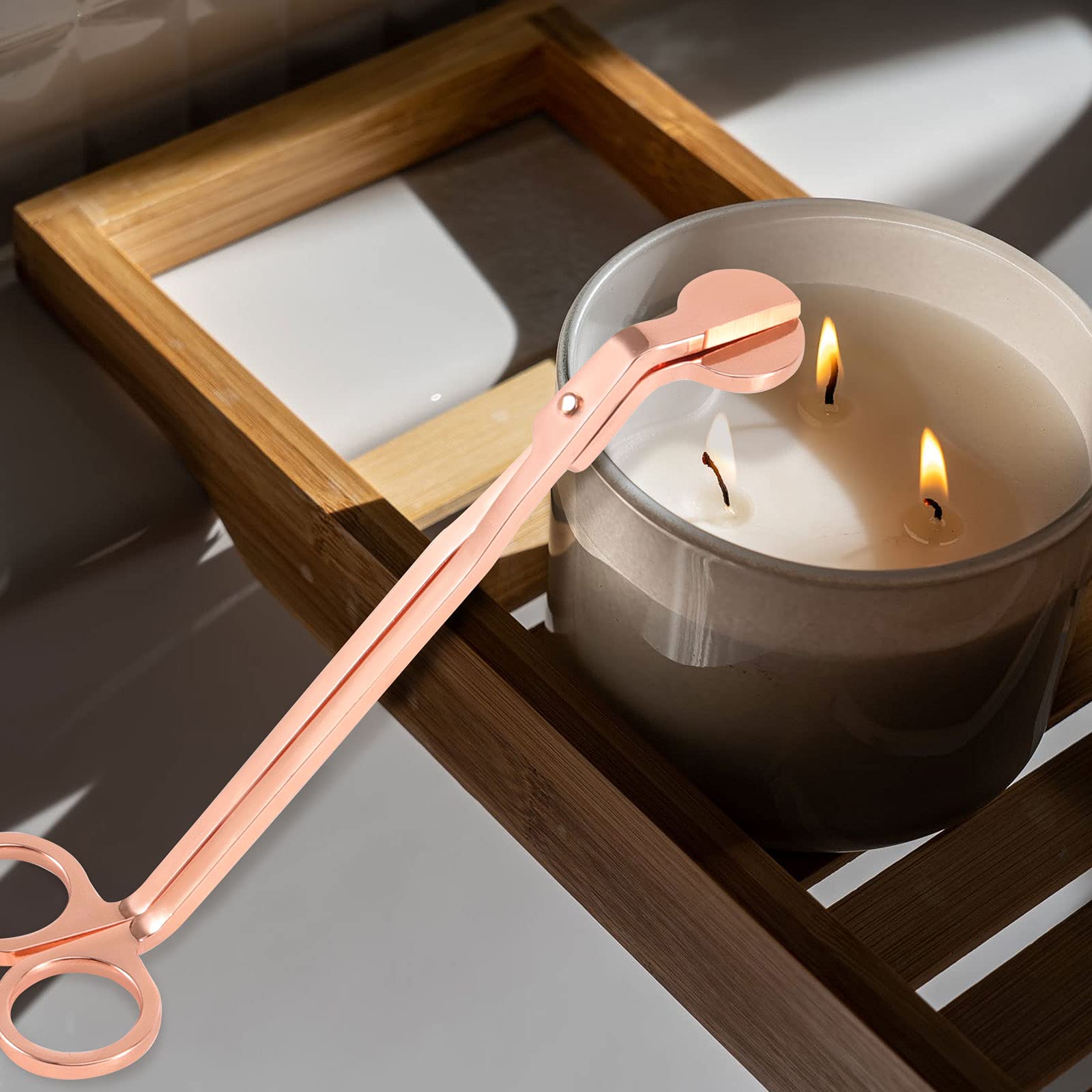 Mèches Bois Bougie Kit 100 Mèches Bougie Bois 13cm + Supports Métal - Matériel Fabrication Bougies Maison Accessoires Bougies Maison