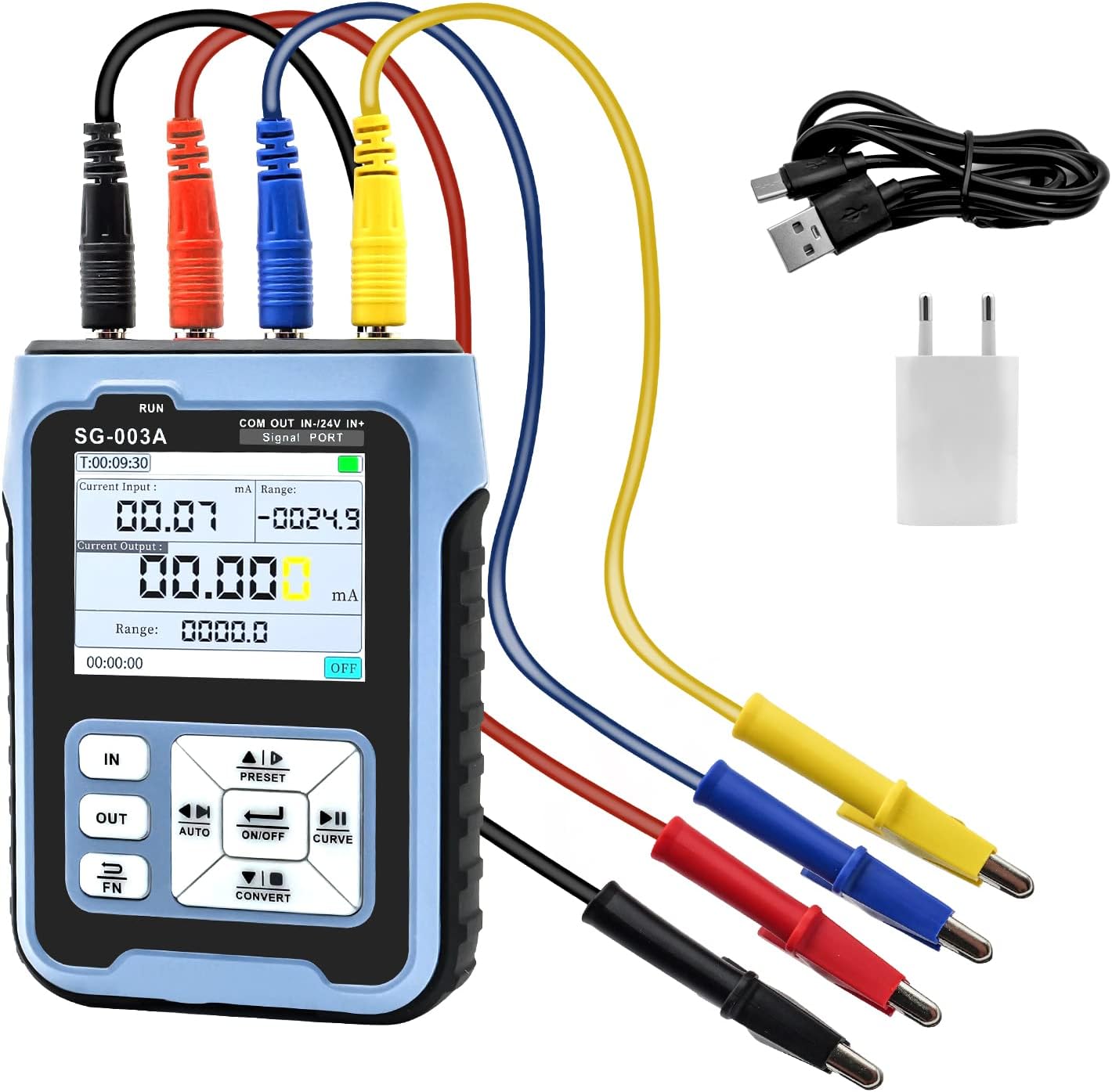 SG-003A 4-20mA 0-24V Signal Generator Adjustable Voltage and Current Simulator Process Control Signal Calibrator