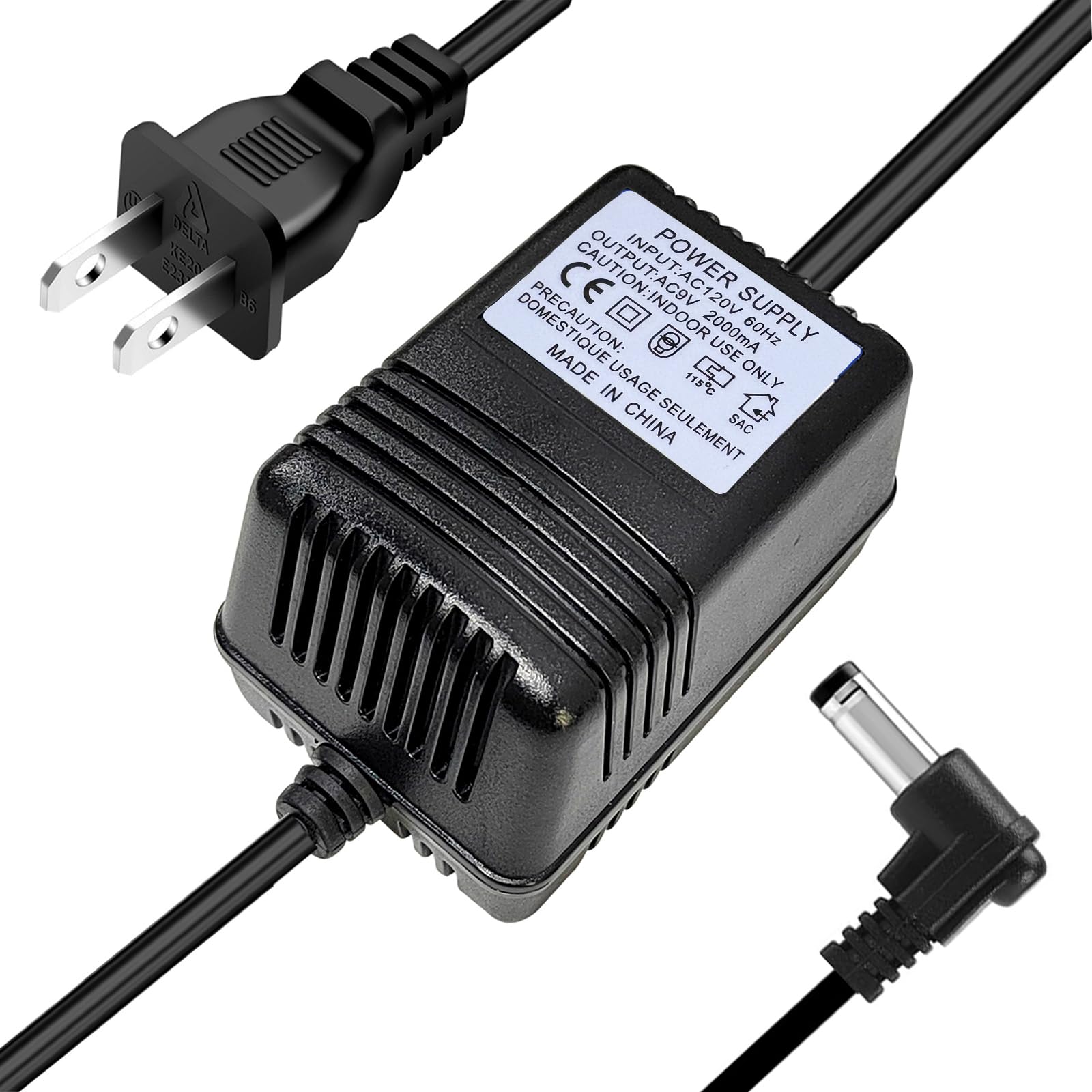 Amazon.com: Fesasn Guitar Effect Power Supply Cord - 9V 2A