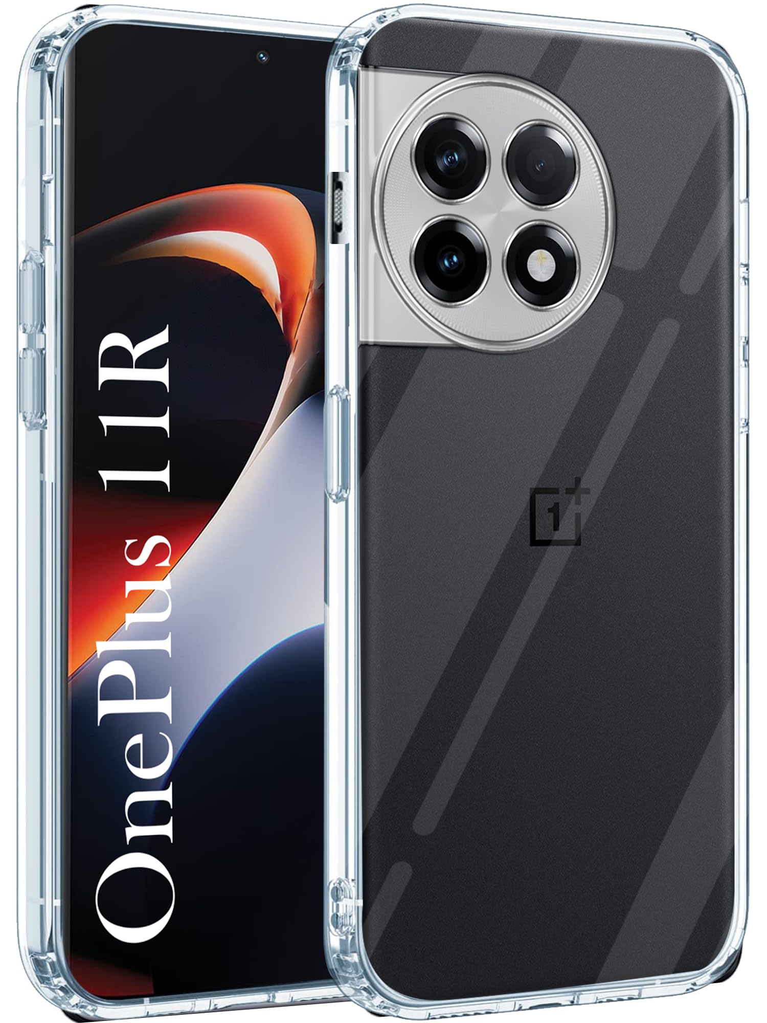 Jkobi Back Cover for OnePlus 11R (Silicone Clear Shockproof Case with Camera Protection | Soft and Flexible | Transparent) (B0D1N83S6C) Amazon Price History, Amazon Price Tracker