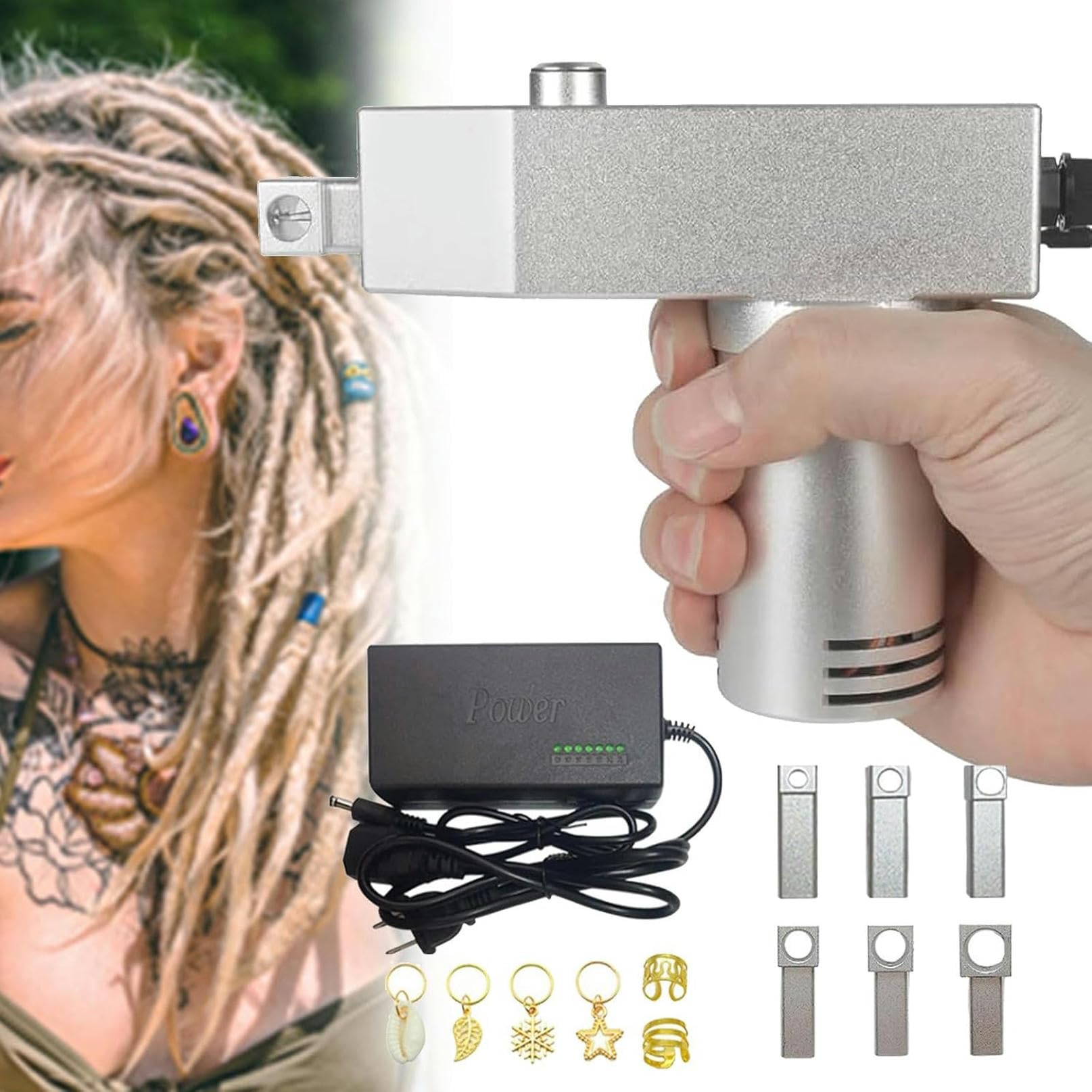 Machine à dreadlocks instantanée pour éviter le crochet manuel sur vos vrais cheveux