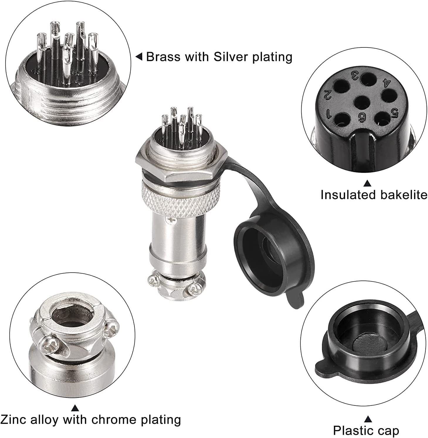 RUNCCI-YUN 5 Stücke Mini Taster 12V, Verriegelung Drucktastenschalter 12mmdrucktaster Hervorstehend