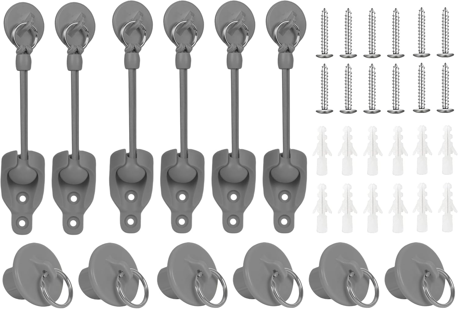 Seprochoo Coolaroo Replacement Part Roller Shade Hardware Bungee kit and End Cap