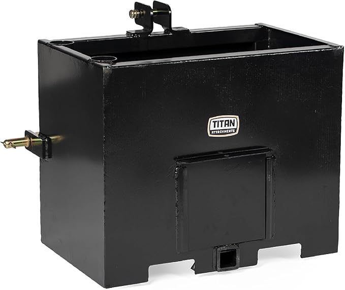 Amazon.com: Titan Attachments 3 Point Ballast Box Attachment Fits Cat 2 ...